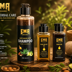 Herbal Shampoo, Hair Oil & Scalp Treatment for Stronger Healthier Hair